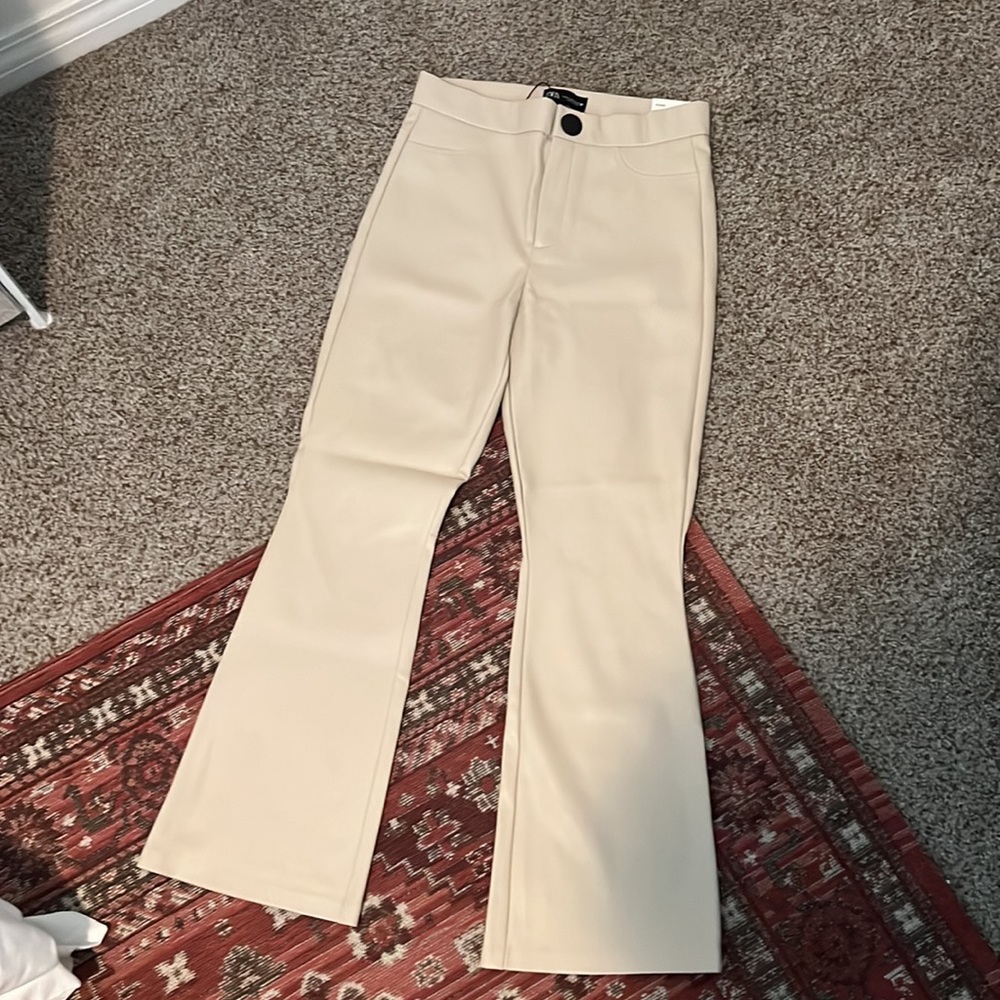ZARA NWT FAUX LEATHER PANTS